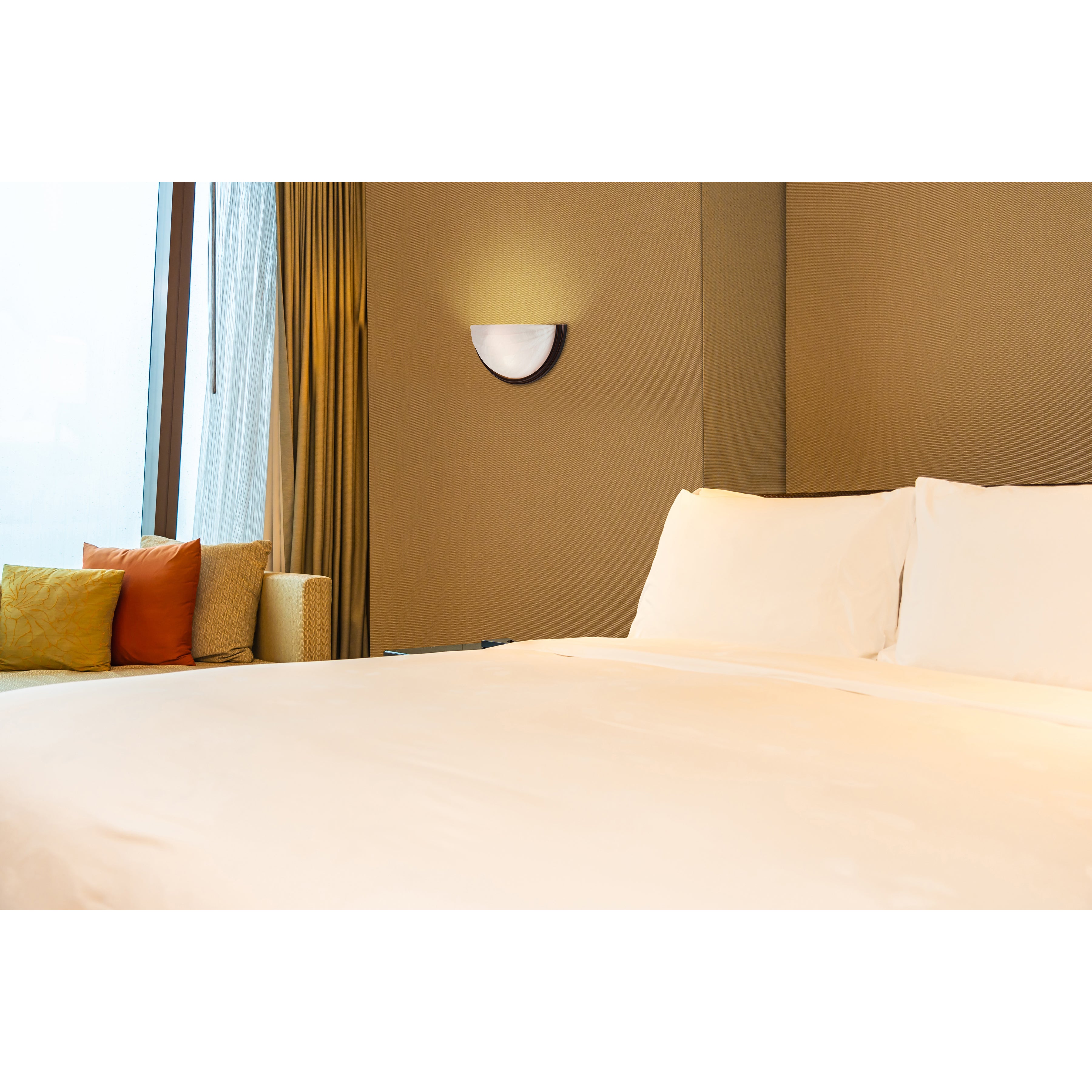 oil rubbed bronze 2 light led wall sconce