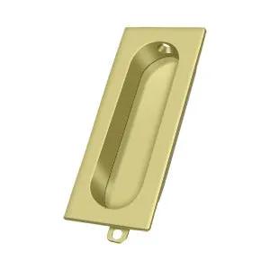 Deltana 3-1/8" x 1-3/8" x 1/2" Rectangle Flush Pull