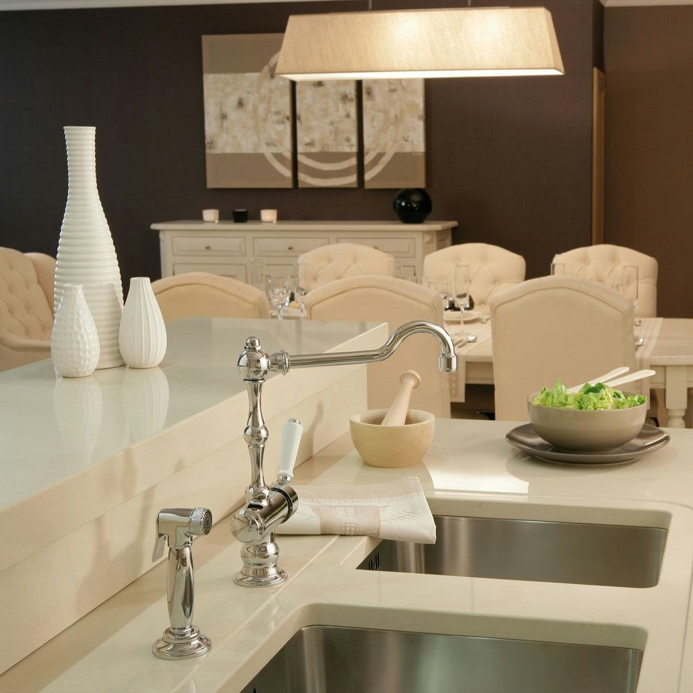 nickel polished faucet