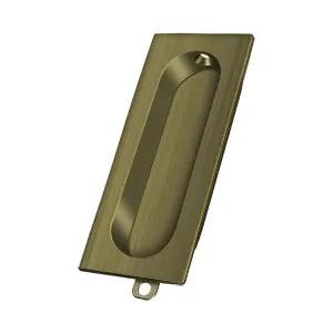 Deltana 3-1/8" x 1-3/8" x 1/2" Rectangle Flush Pull by Deltana