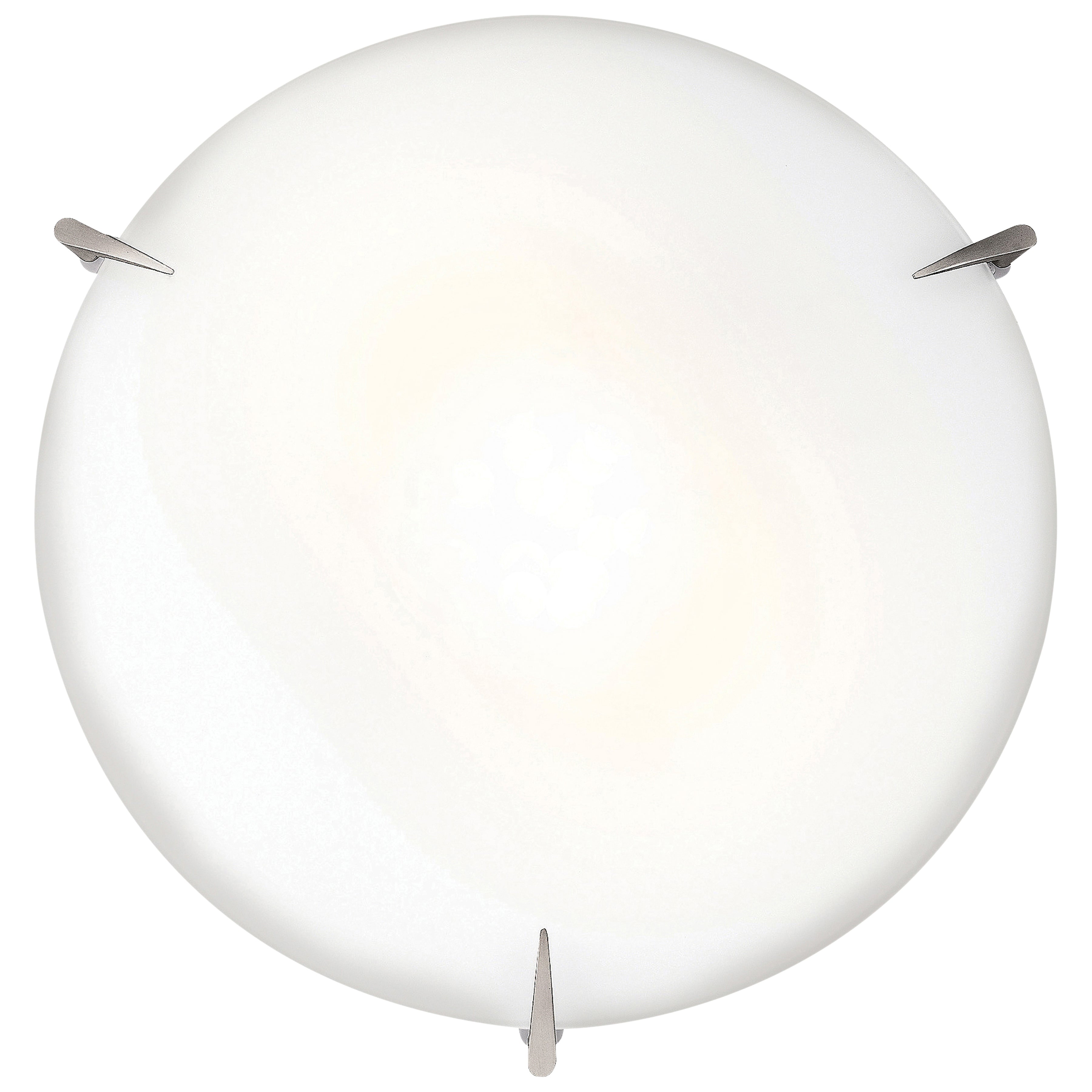 brushed steel flush mount