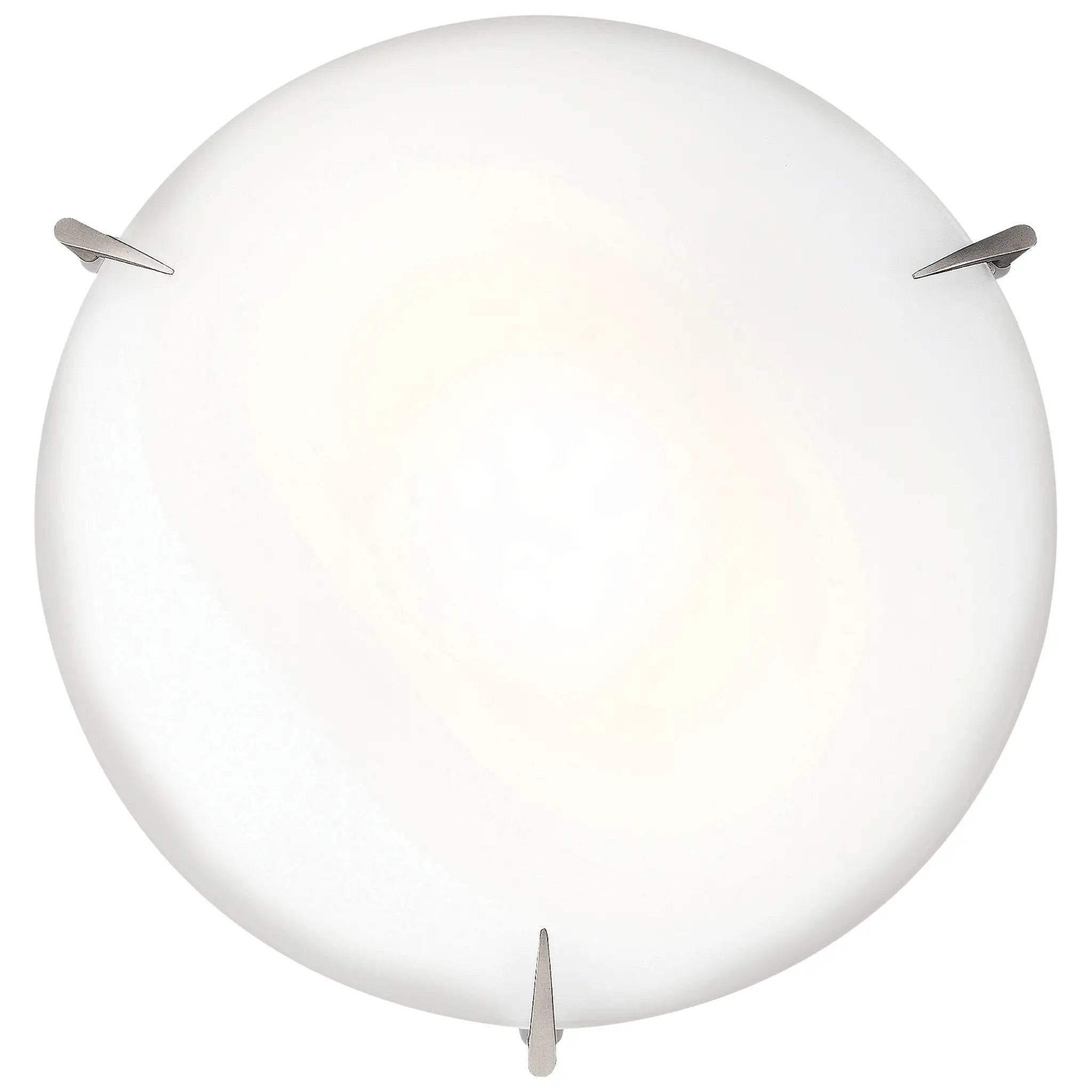 brushed steel flush mount