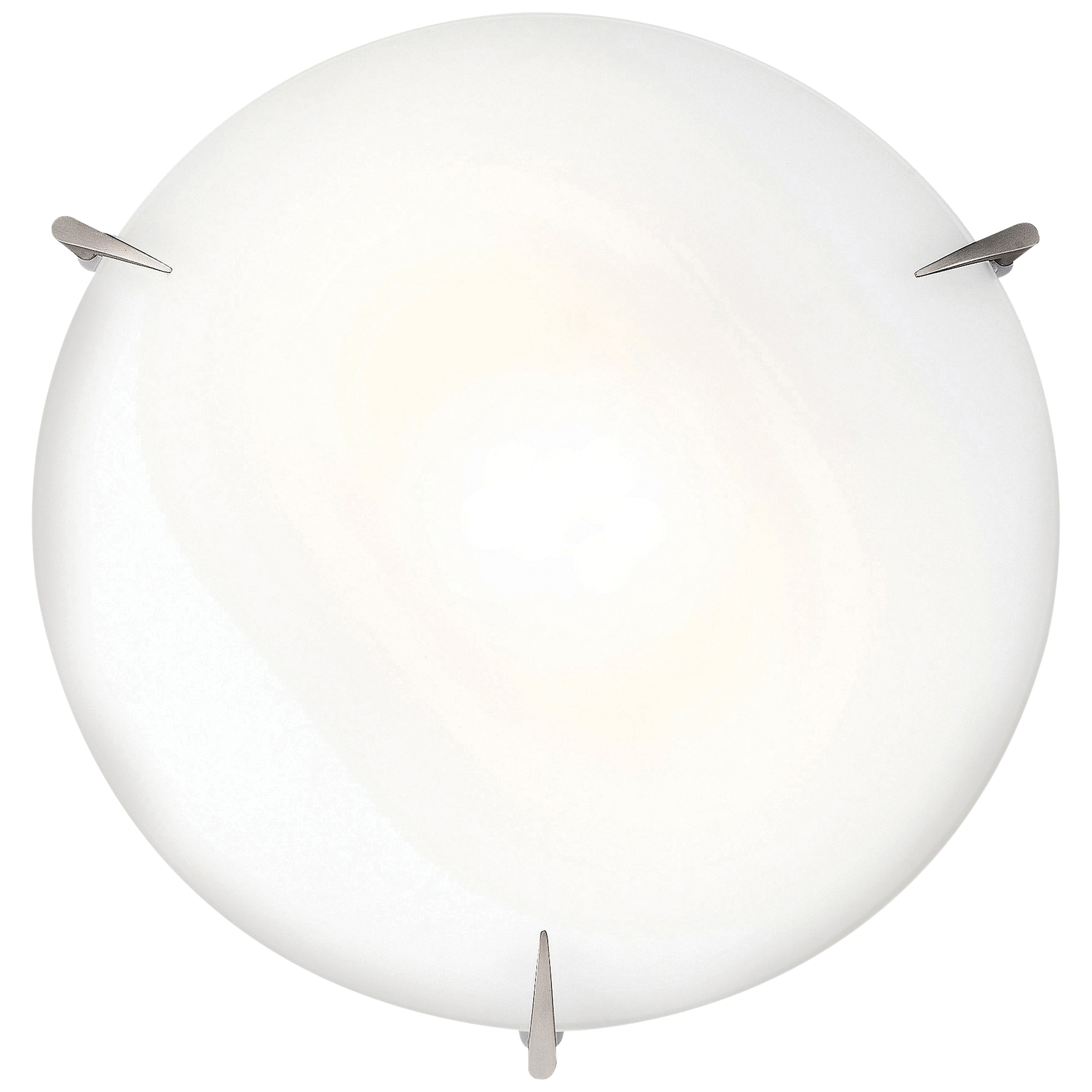 brushed steel flush mount