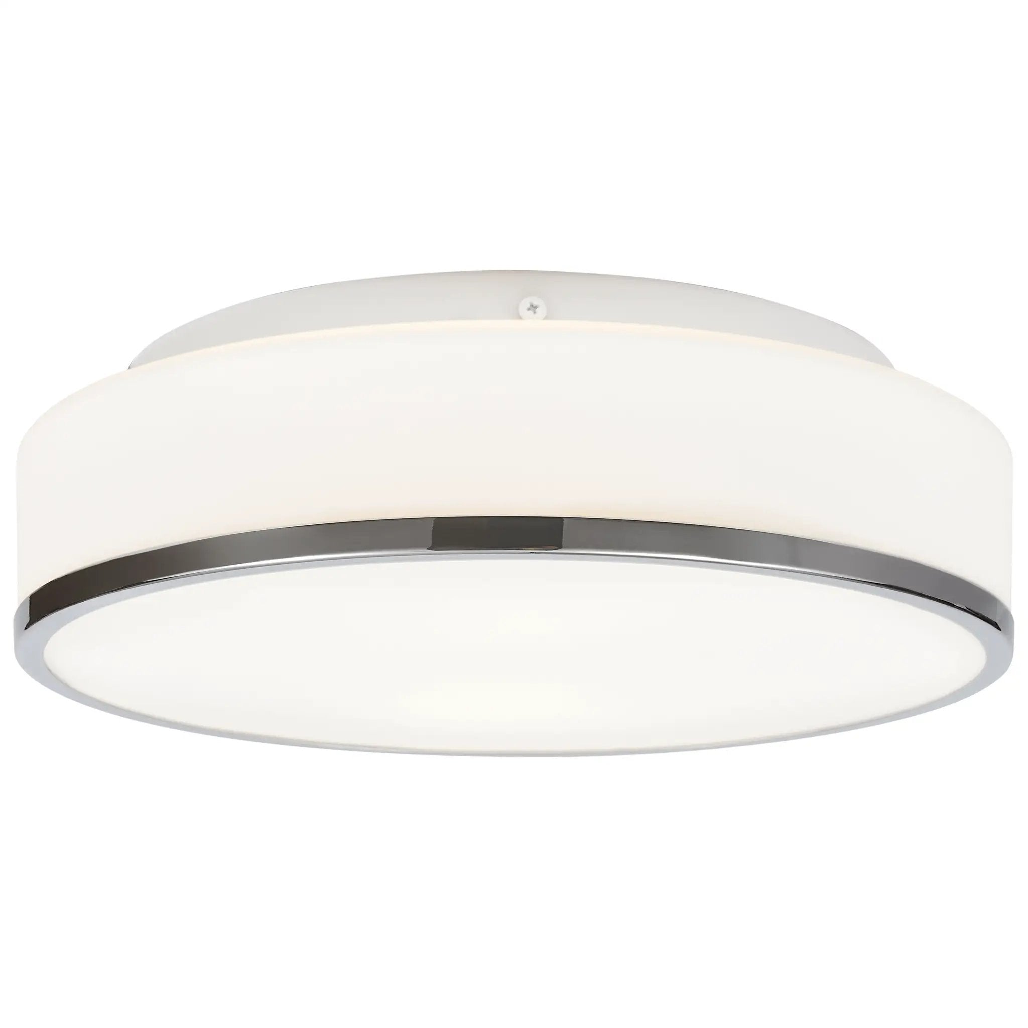 chrome flush mount