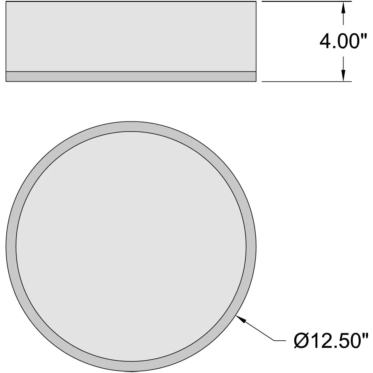 chrome led flush mount