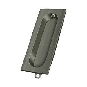Deltana 3-1/8" x 1-3/8" x 1/2" Rectangle Flush Pull by Deltana