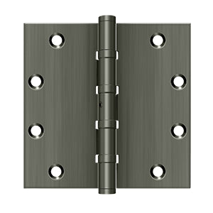 Deltana 5" x 5" Square Hinges, Ball Bearings