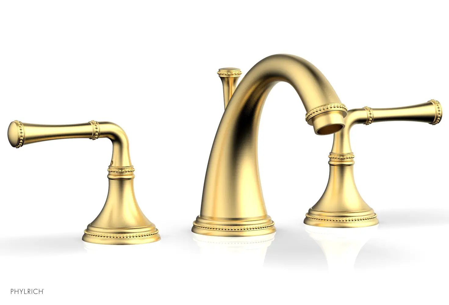Phylrich BEADED Widespread Faucet Lever Handles by Phylrich