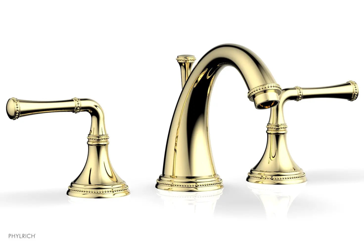 Phylrich BEADED Widespread Faucet Lever Handles by Phylrich