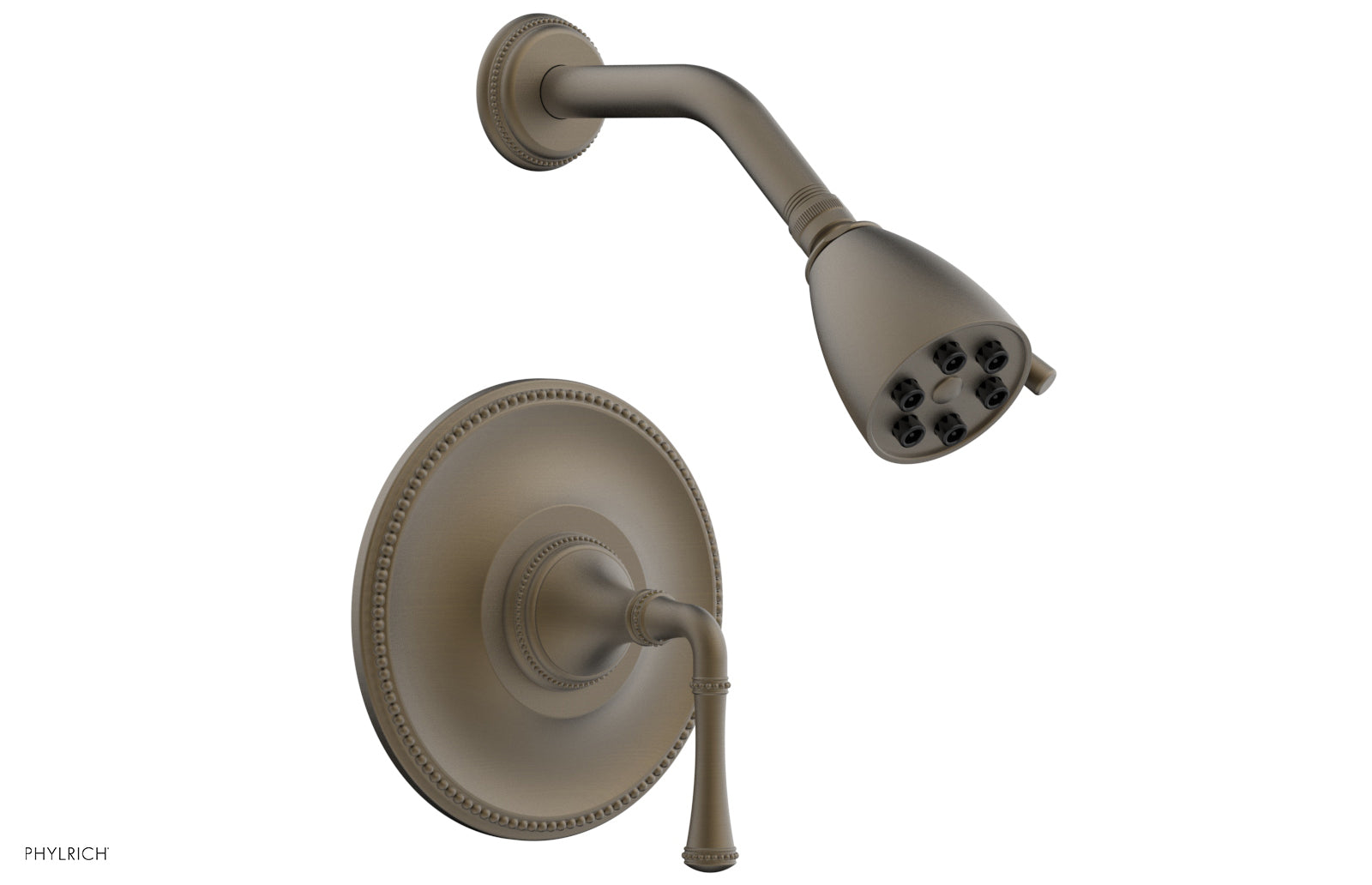 Phylrich BEADED Pressure Balance Shower Set - Lever Handle