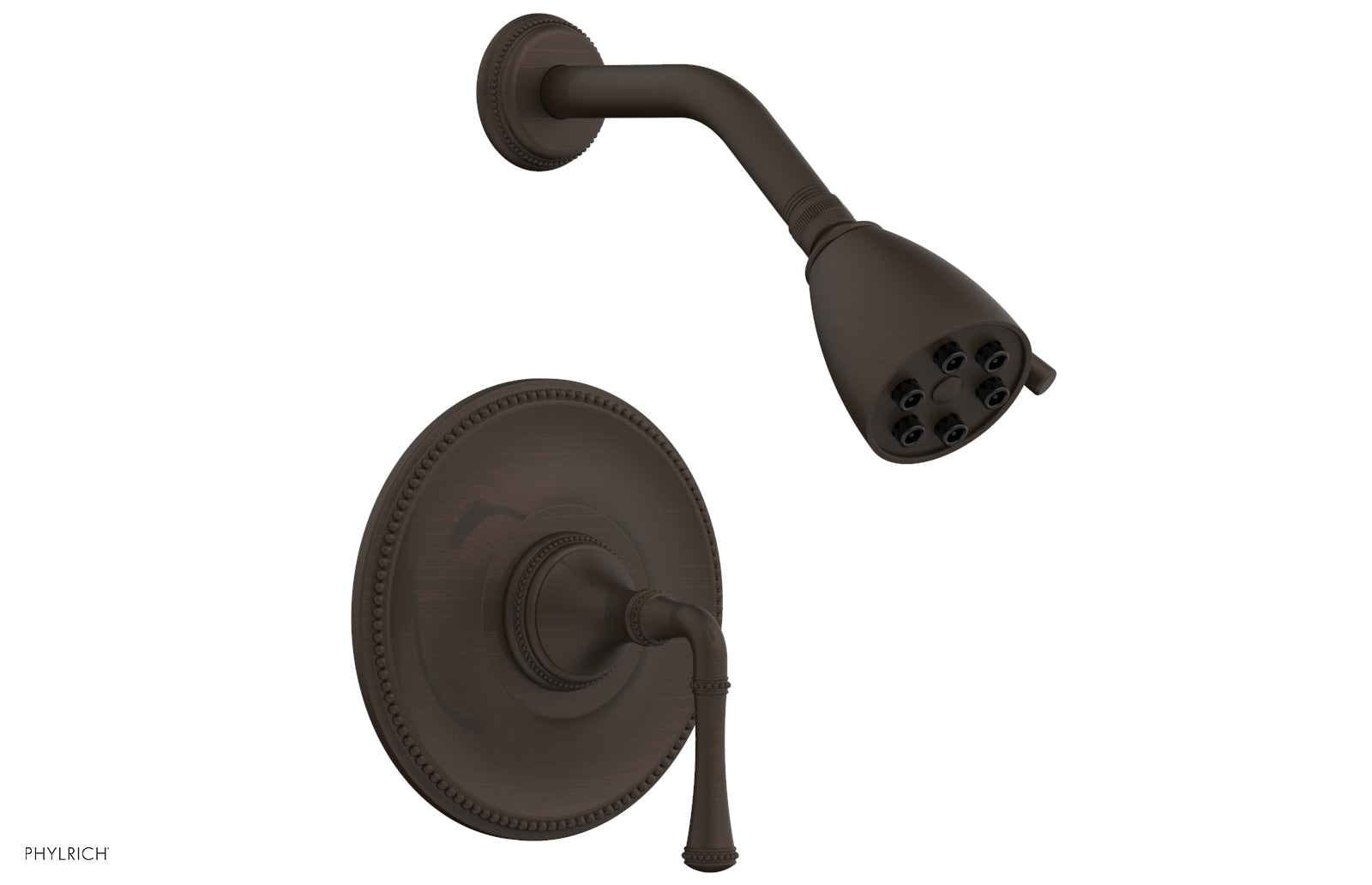 Phylrich BEADED Pressure Balance Shower Set - Lever Handle