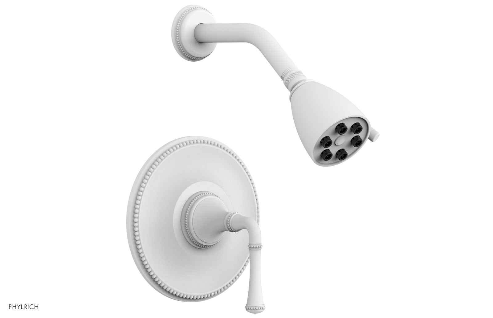 Phylrich BEADED Pressure Balance Shower Set - Lever Handle