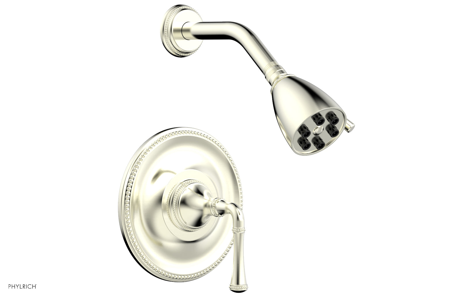 Phylrich BEADED Pressure Balance Shower Set - Lever Handle