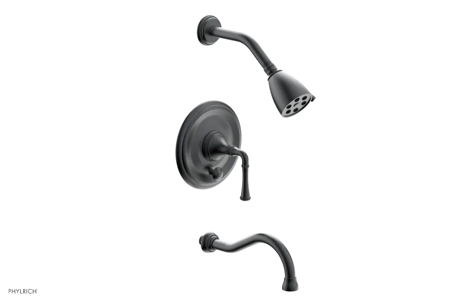 Phylrich BEADED Pressure Balance Tub and Shower Set - Lever Handle by Phylrich