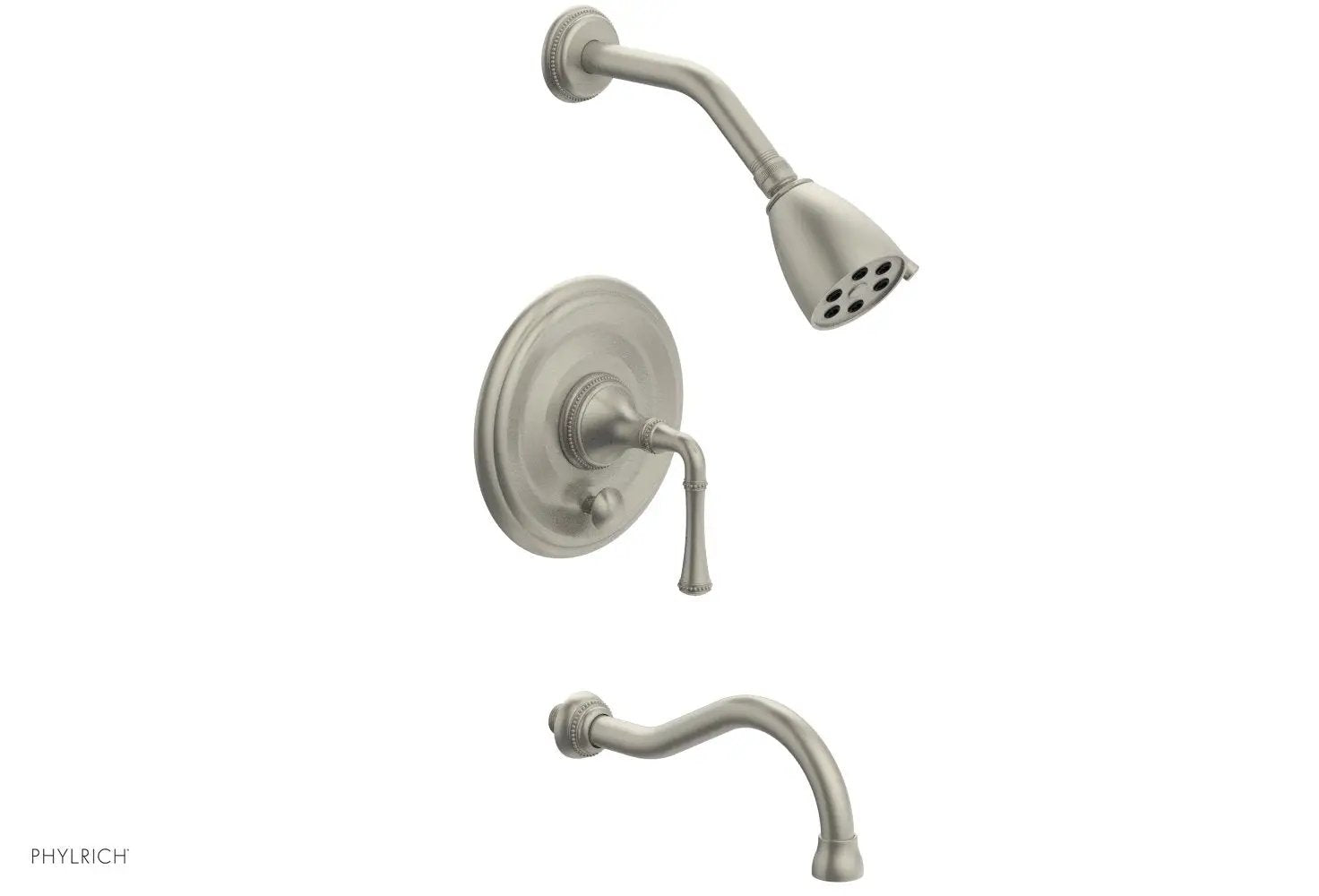 Phylrich BEADED Pressure Balance Tub and Shower Set - Lever Handle by Phylrich