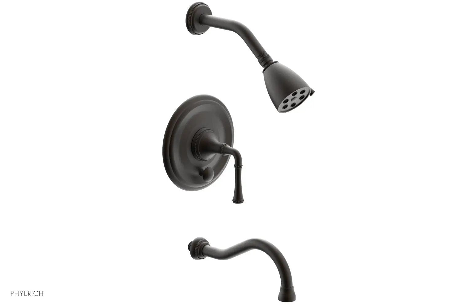 Phylrich BEADED Pressure Balance Tub and Shower Set - Lever Handle by Phylrich