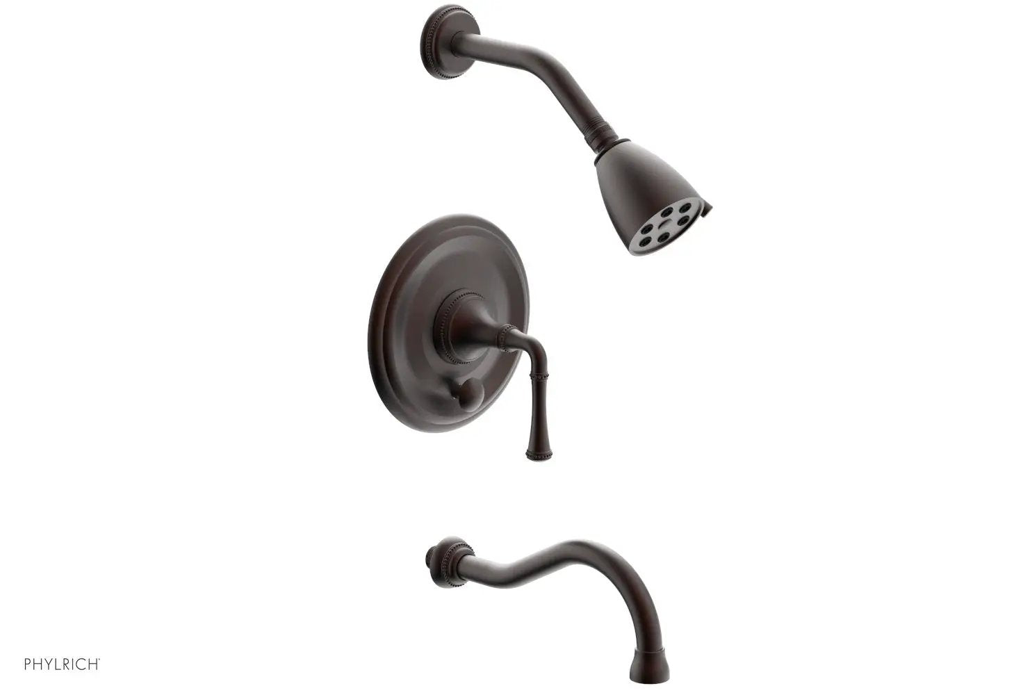 Phylrich BEADED Pressure Balance Tub and Shower Set - Lever Handle by Phylrich