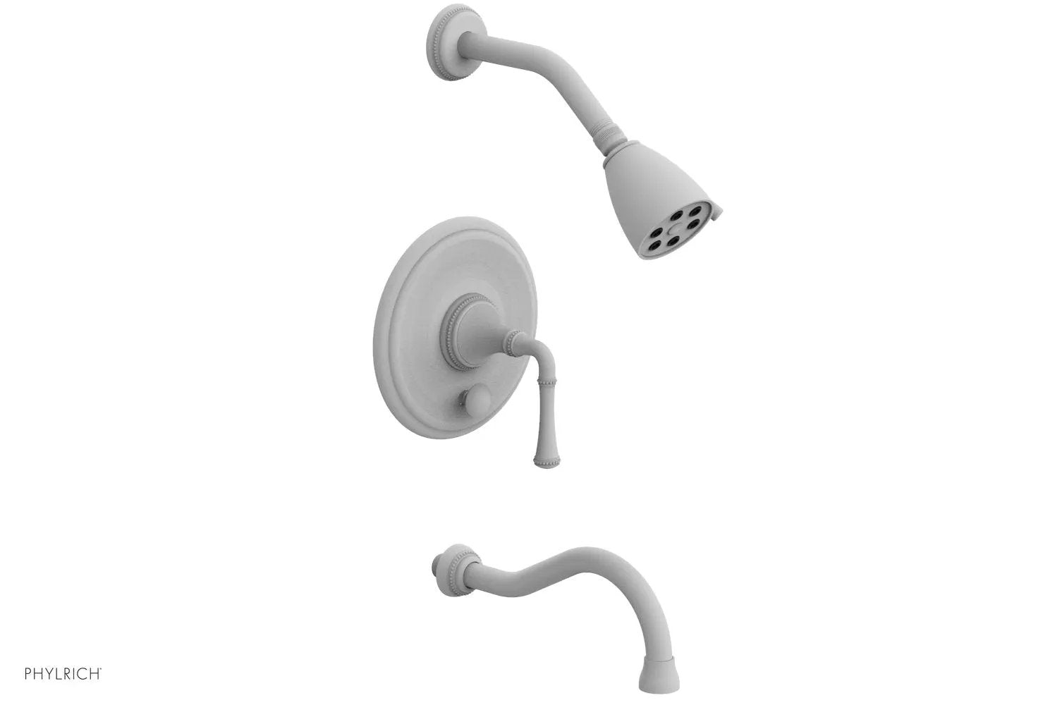 Phylrich BEADED Pressure Balance Tub and Shower Set - Lever Handle by Phylrich