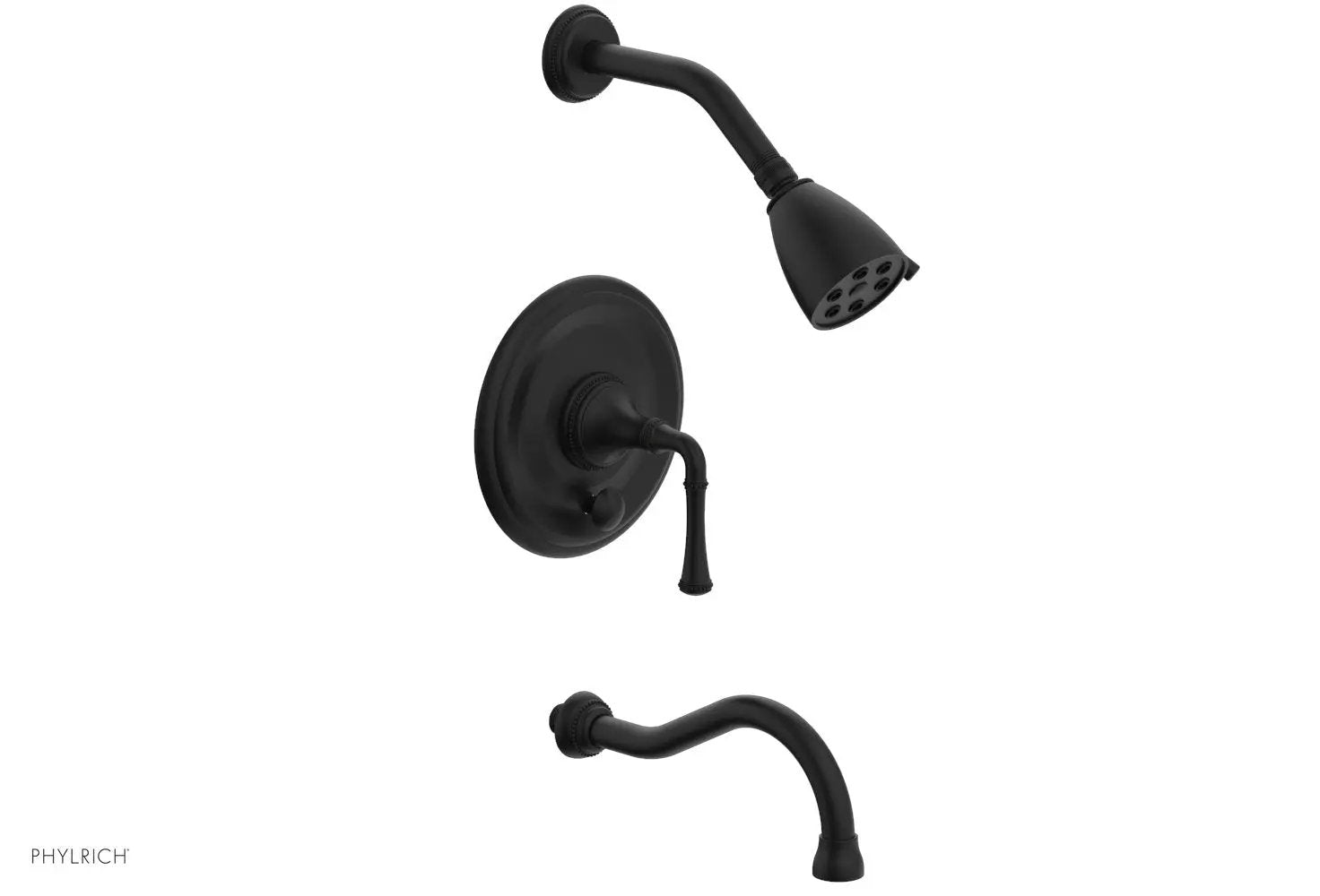 Phylrich BEADED Pressure Balance Tub and Shower Set - Lever Handle by Phylrich