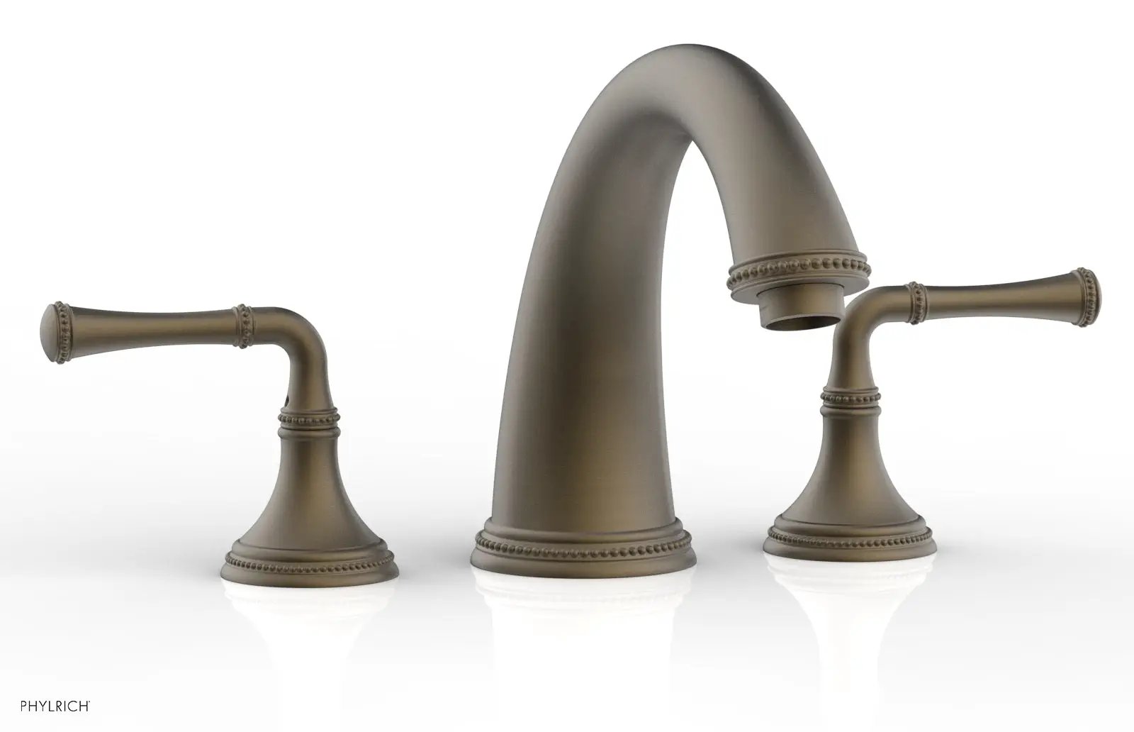 Phylrich BEADED Deck Tub Set - Lever Handles by Phylrich