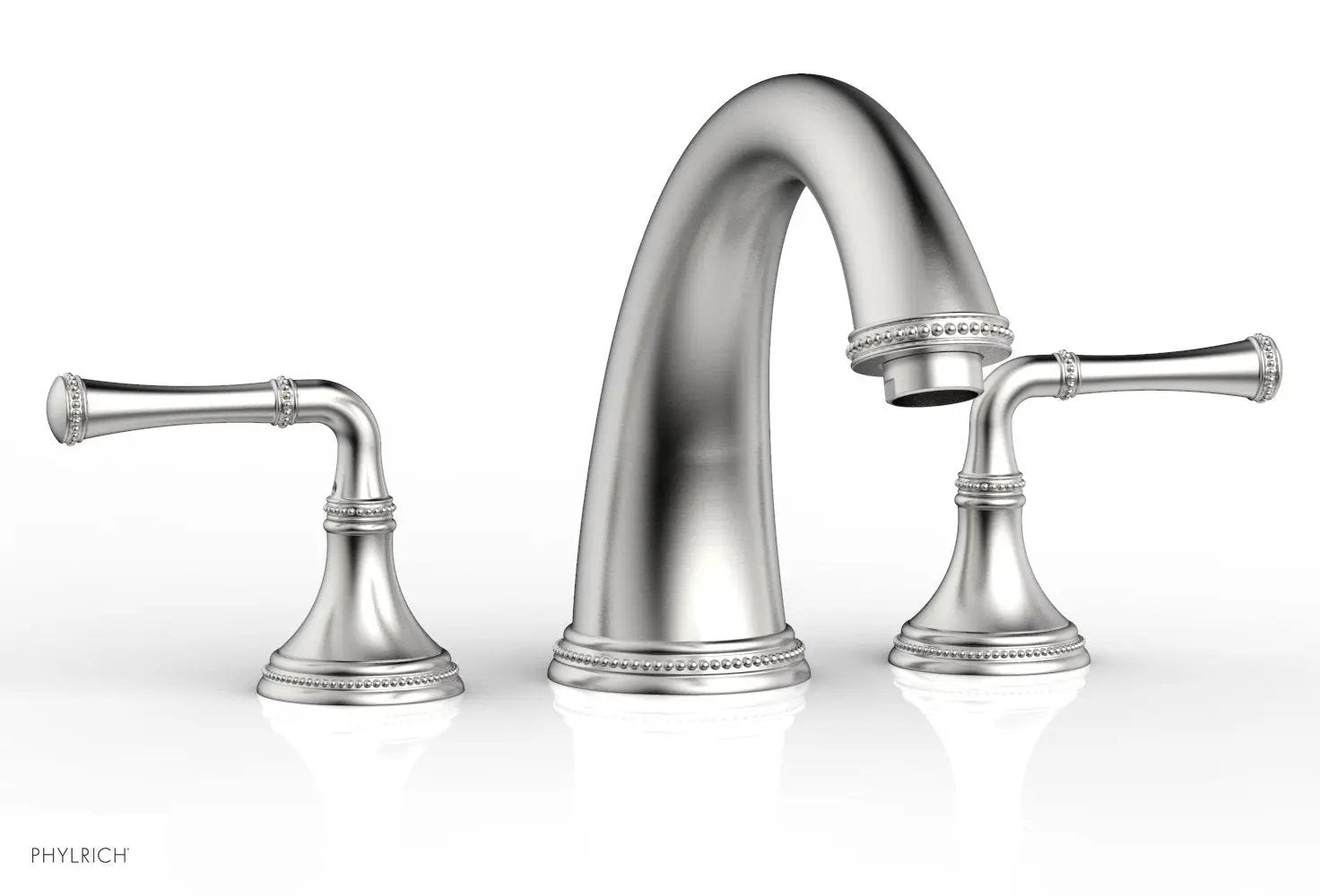 Phylrich BEADED Deck Tub Set - Lever Handles by Phylrich