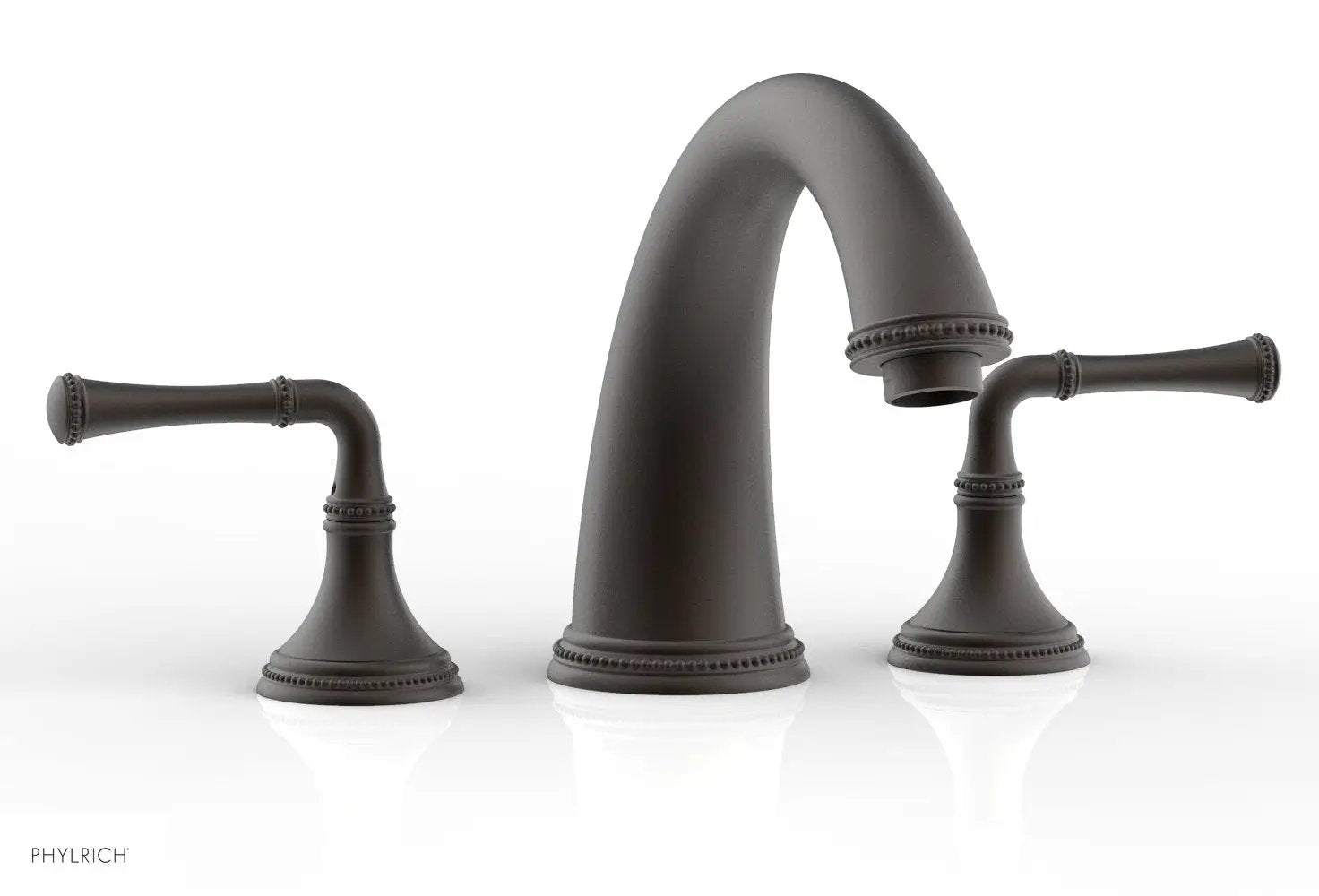 Phylrich BEADED Deck Tub Set - Lever Handles by Phylrich