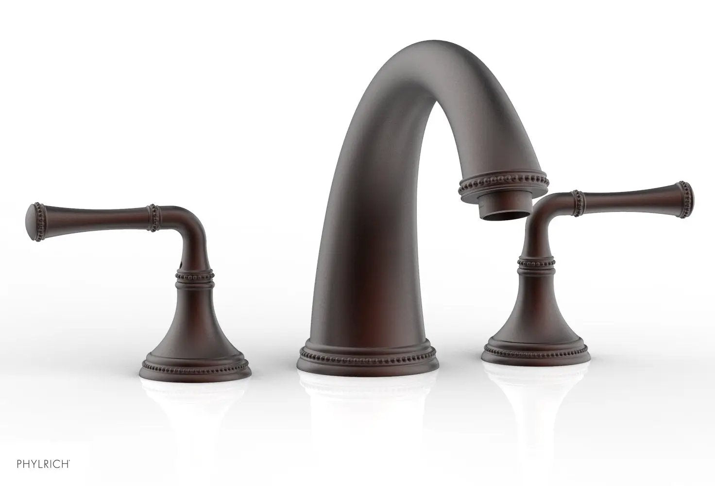 Phylrich BEADED Deck Tub Set - Lever Handles by Phylrich