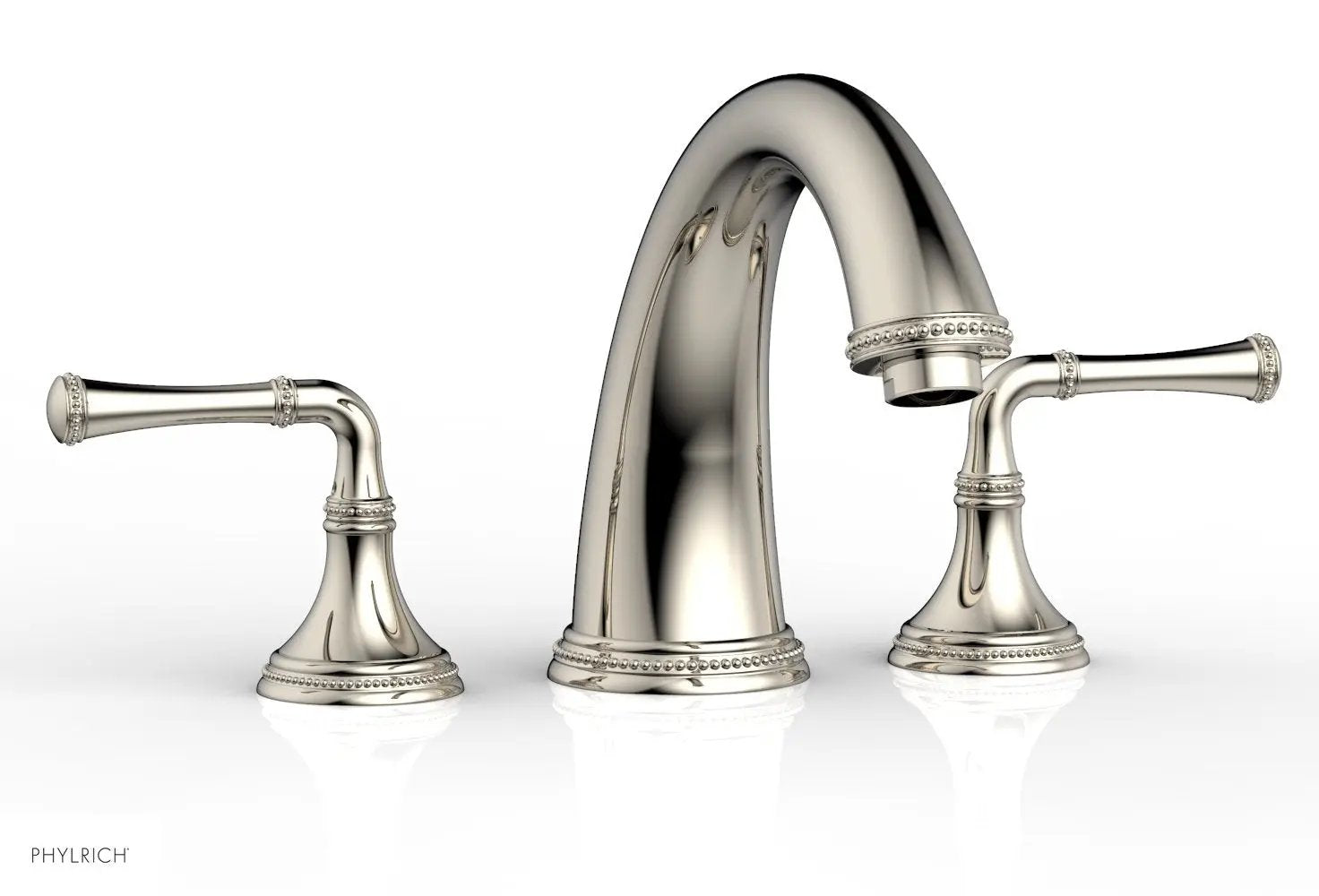 Phylrich BEADED Deck Tub Set - Lever Handles by Phylrich