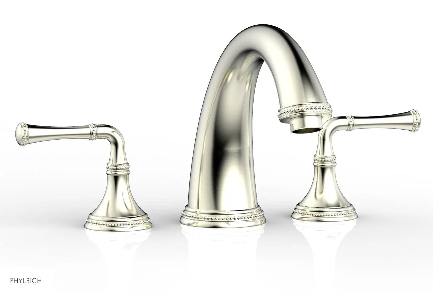 Phylrich BEADED Deck Tub Set - Lever Handles by Phylrich
