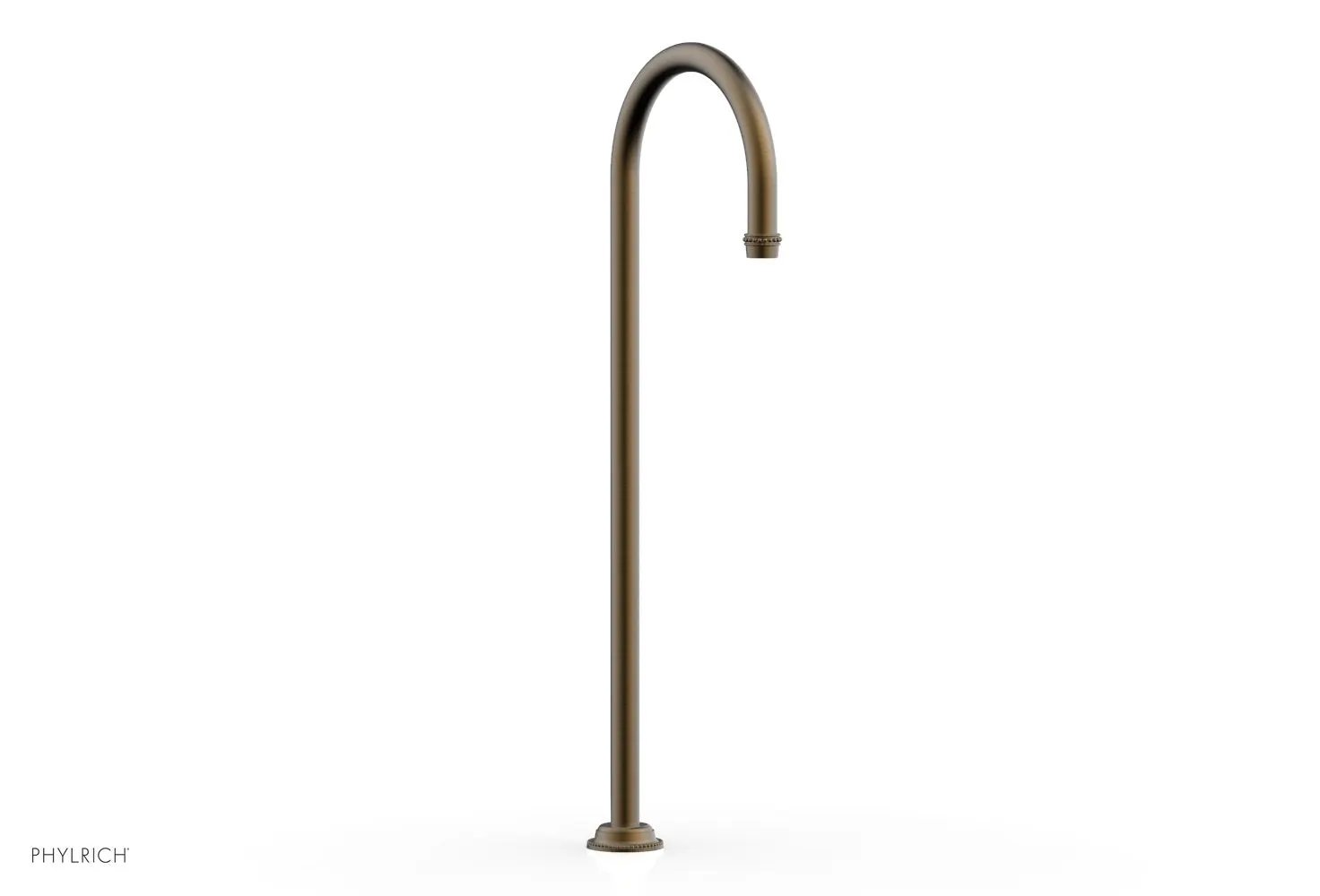 Phylrich BEADED Floor Mount Spout by Phylrich
