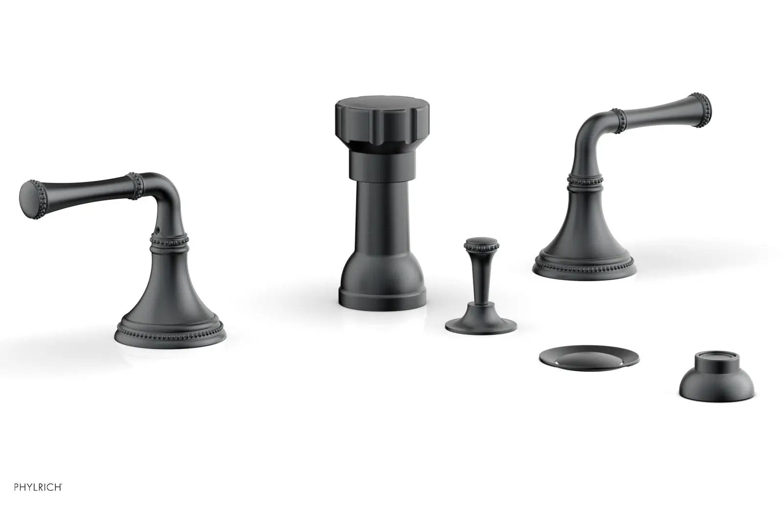 Phylrich BEADED Four Hole Bidet Set by Phylrich