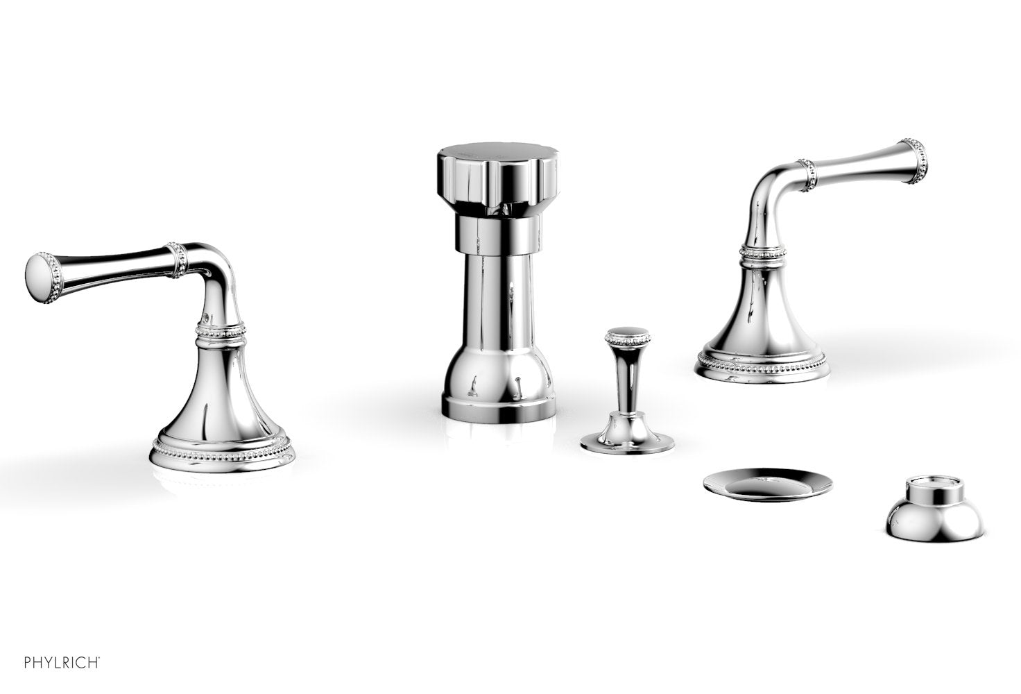 polished chrome bidet set