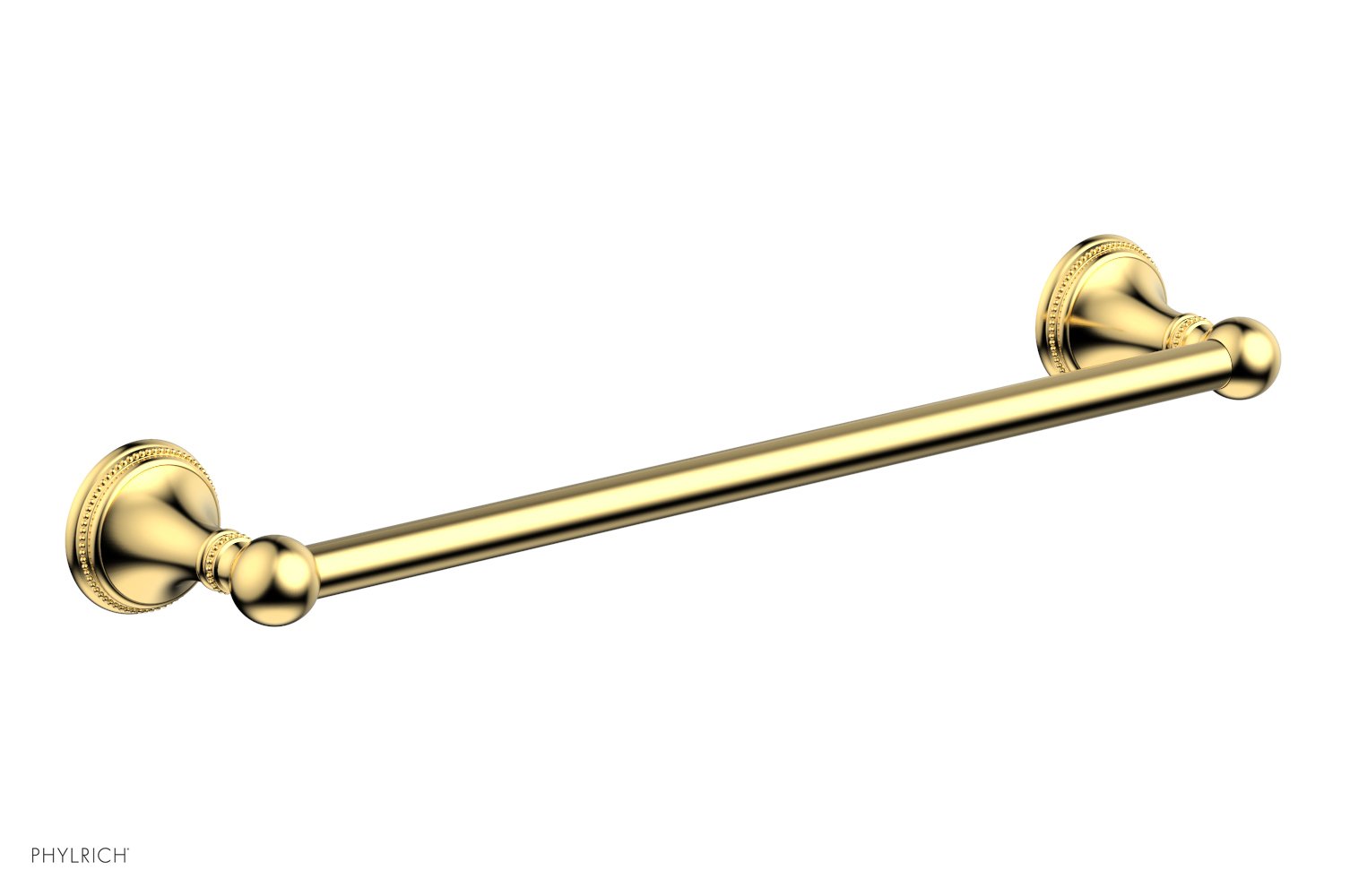 Phylrich BEADED 18" Towel Bar by Phylrich