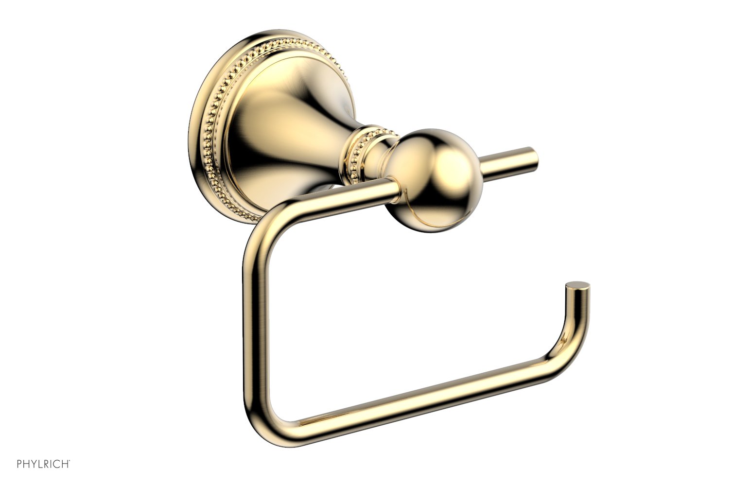 Phylrich BEADED Single Post Paper Holder