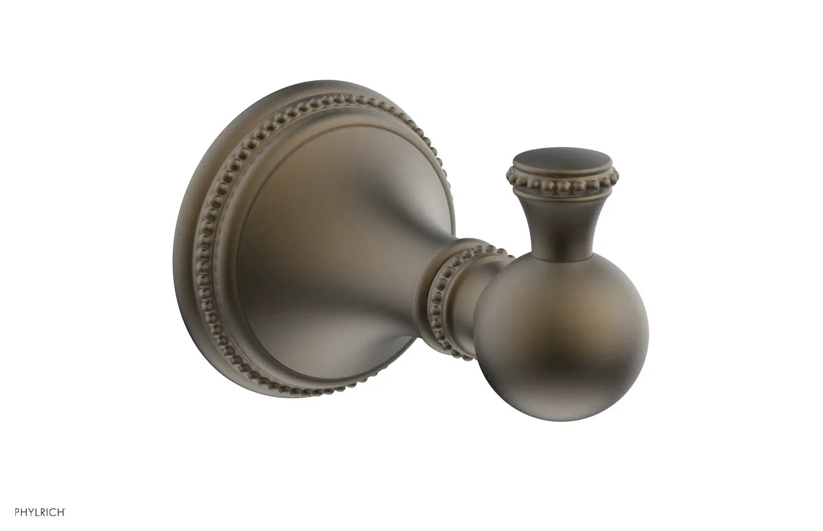 Phylrich BEADED Single Robe Hook by Phylrich