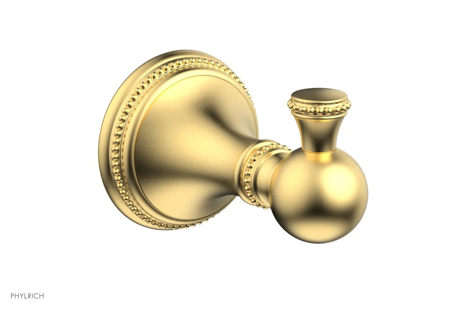 Phylrich BEADED Single Robe Hook by Phylrich