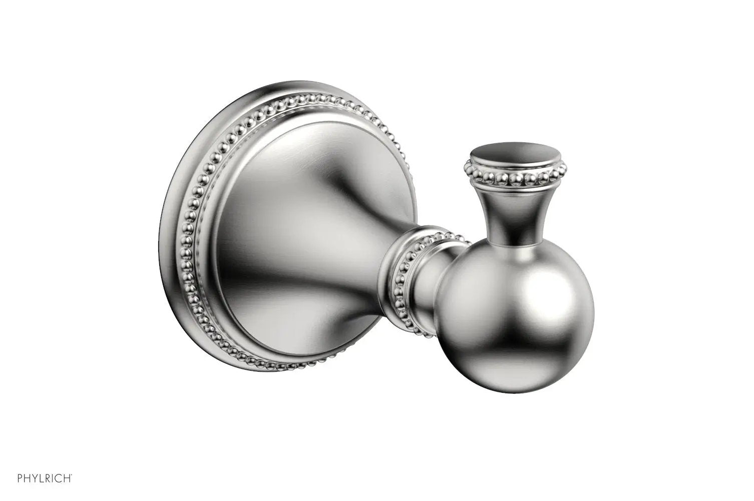 Phylrich BEADED Single Robe Hook by Phylrich