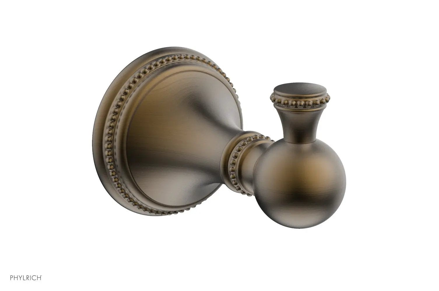 Phylrich BEADED Single Robe Hook by Phylrich