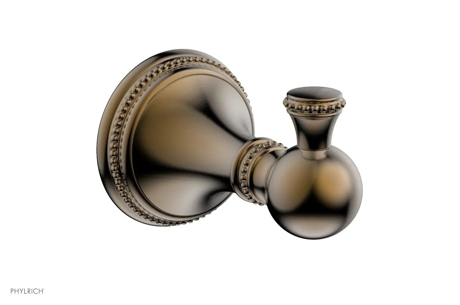 Phylrich BEADED Single Robe Hook by Phylrich