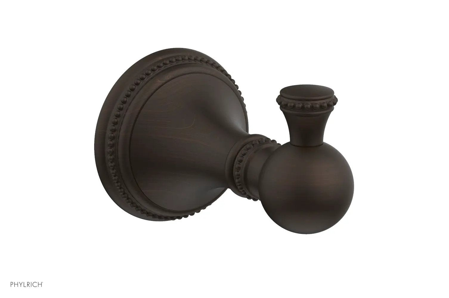 Phylrich BEADED Single Robe Hook by Phylrich