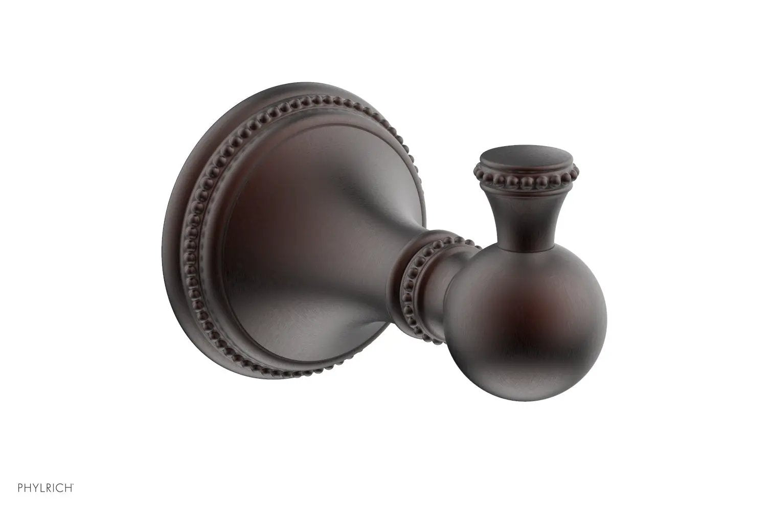 Phylrich BEADED Single Robe Hook by Phylrich