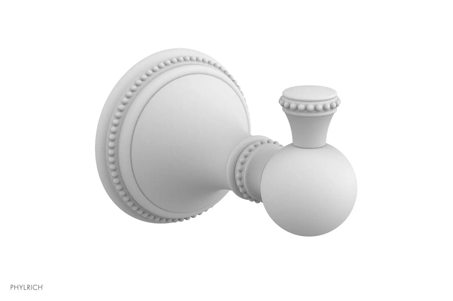 Phylrich BEADED Single Robe Hook by Phylrich