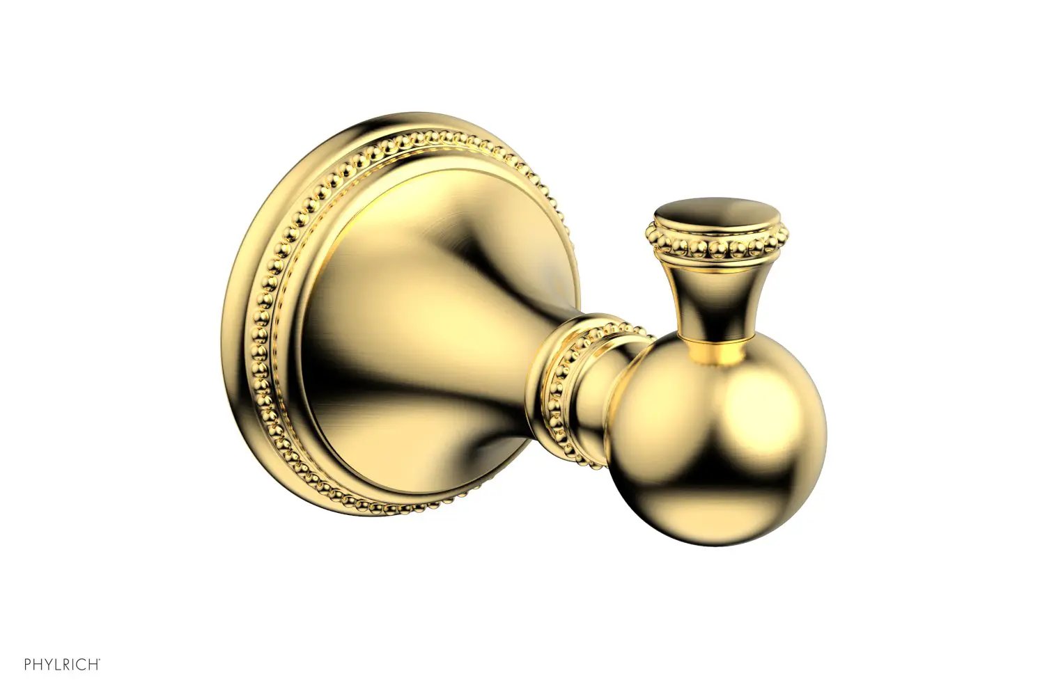 Phylrich BEADED Single Robe Hook by Phylrich