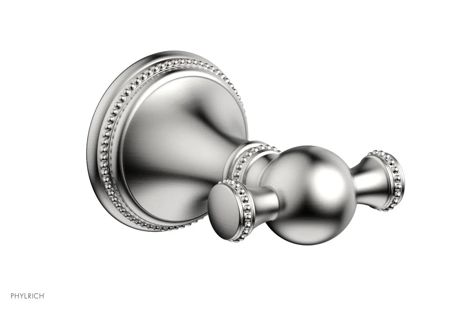 Phylrich BEADED Double Robe Hook by Phylrich