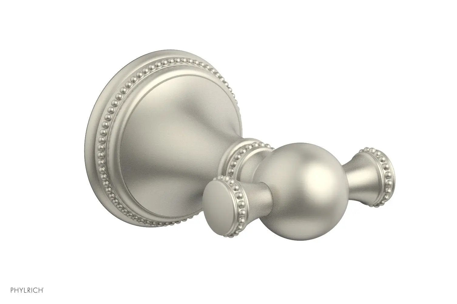 Phylrich BEADED Double Robe Hook by Phylrich