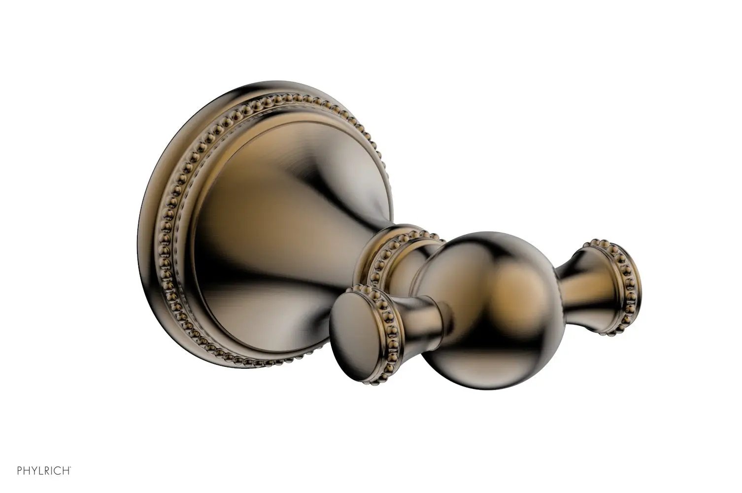 Phylrich BEADED Double Robe Hook by Phylrich