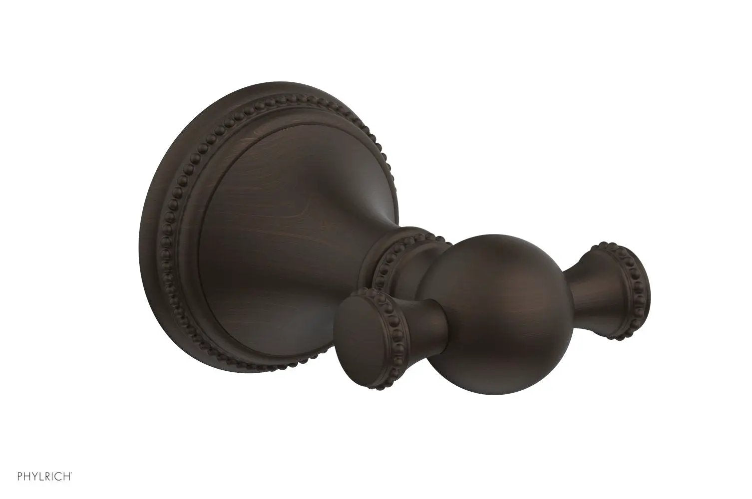 Phylrich BEADED Double Robe Hook by Phylrich