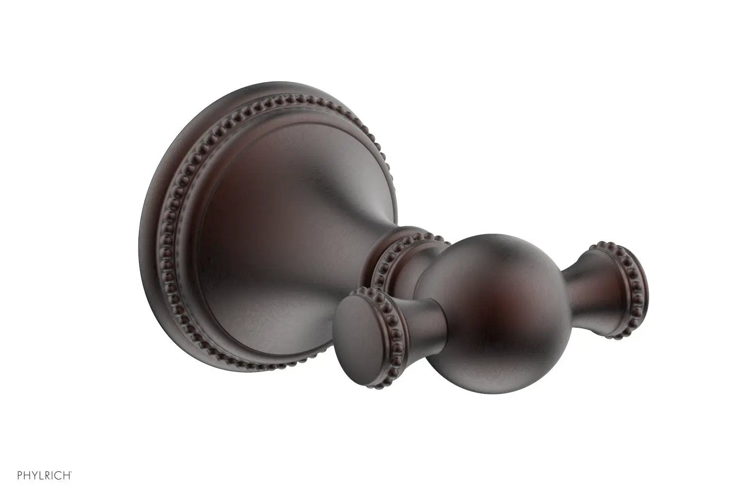 Phylrich BEADED Double Robe Hook by Phylrich