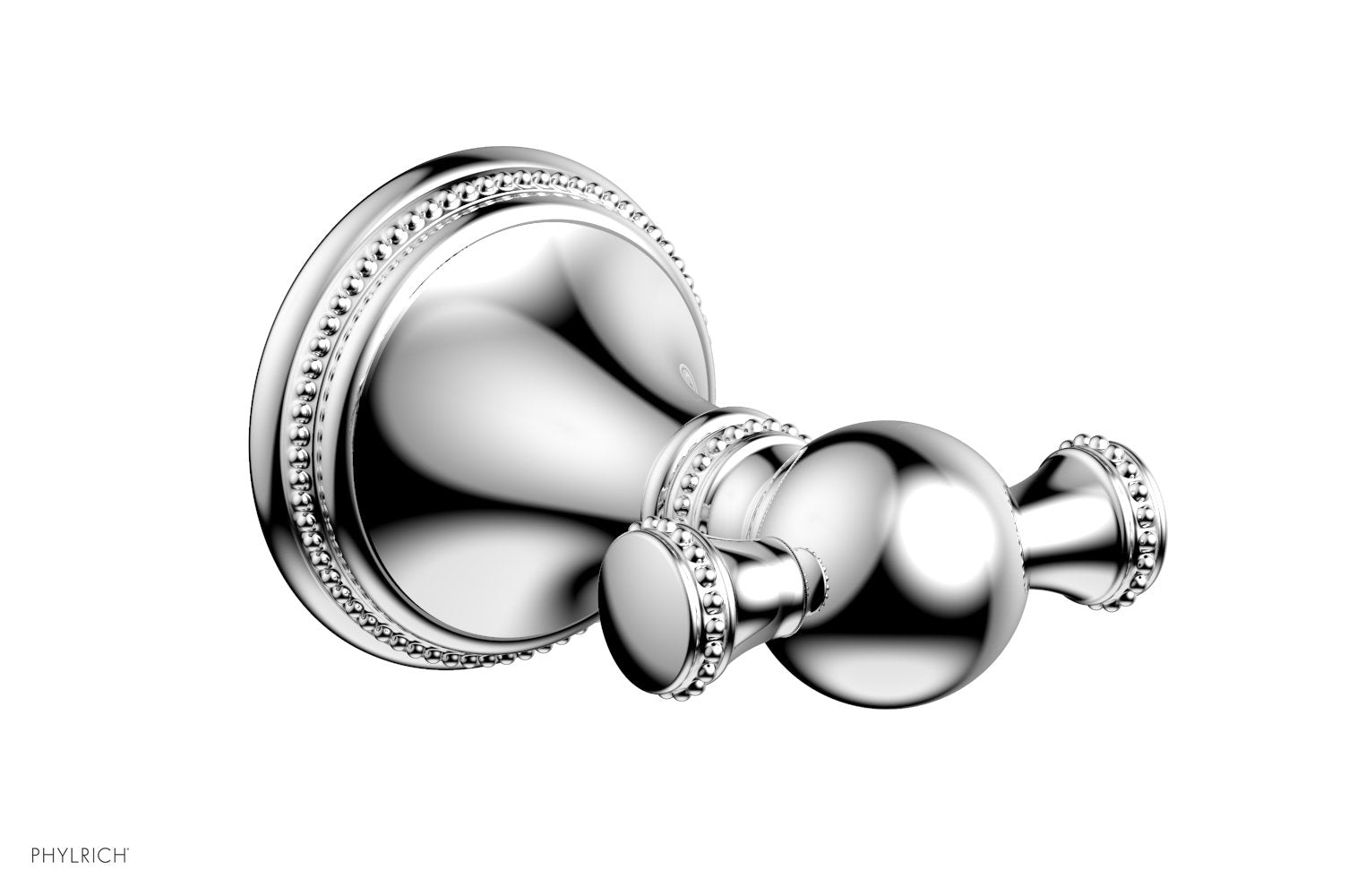 polished chrome robe hook