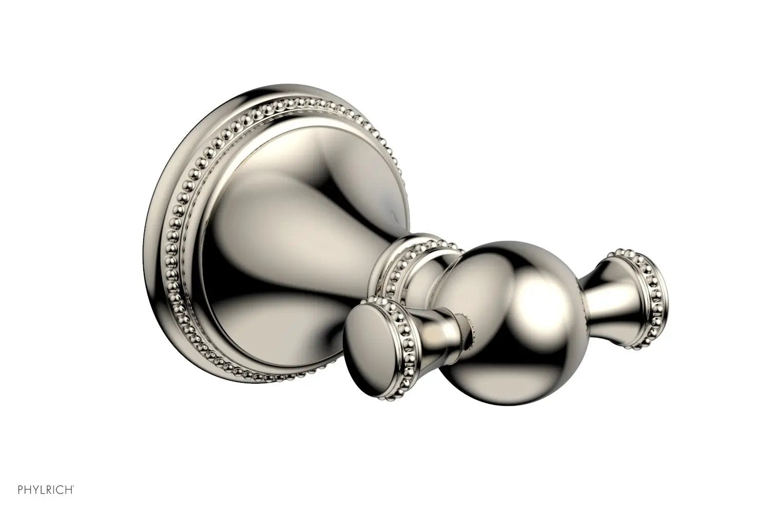 Phylrich BEADED Double Robe Hook by Phylrich